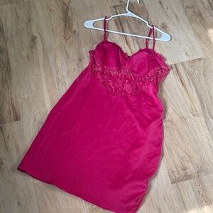 Cider Fuchsia Lace Chemise